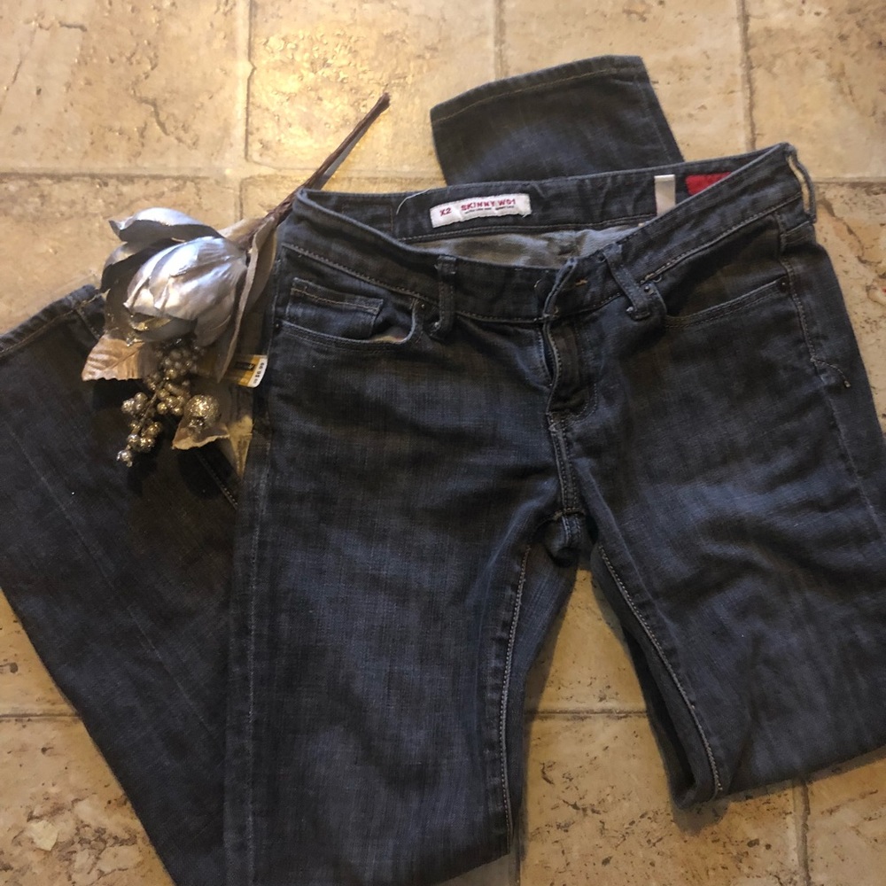 Express black wash denim